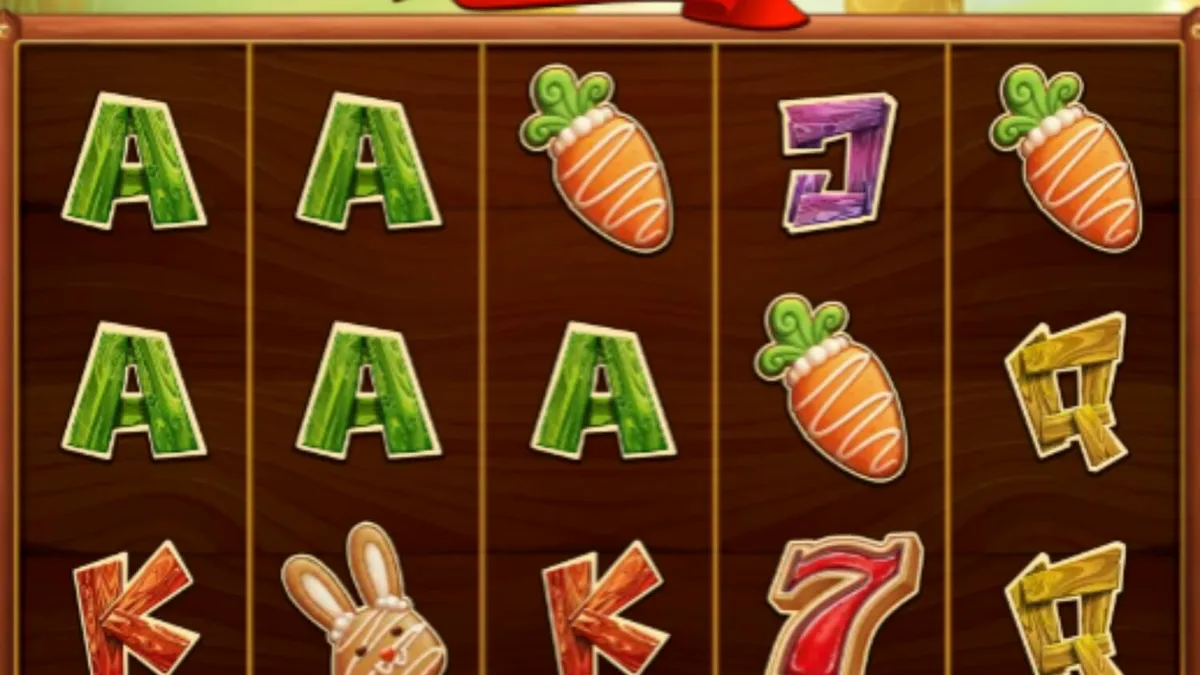 Tampilan visual slot Golden Egg Hunt yang cerah dengan tema musim semi